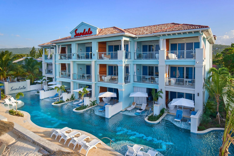 Image du sandals montego bay beach offert par VosVacances.ca